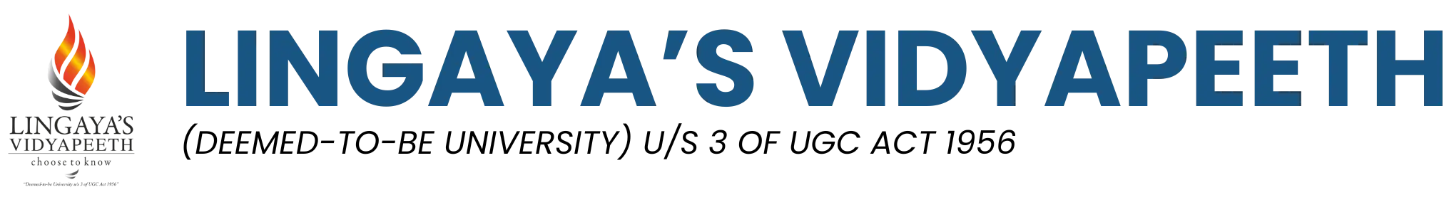 lingayas vidyapeeth logo